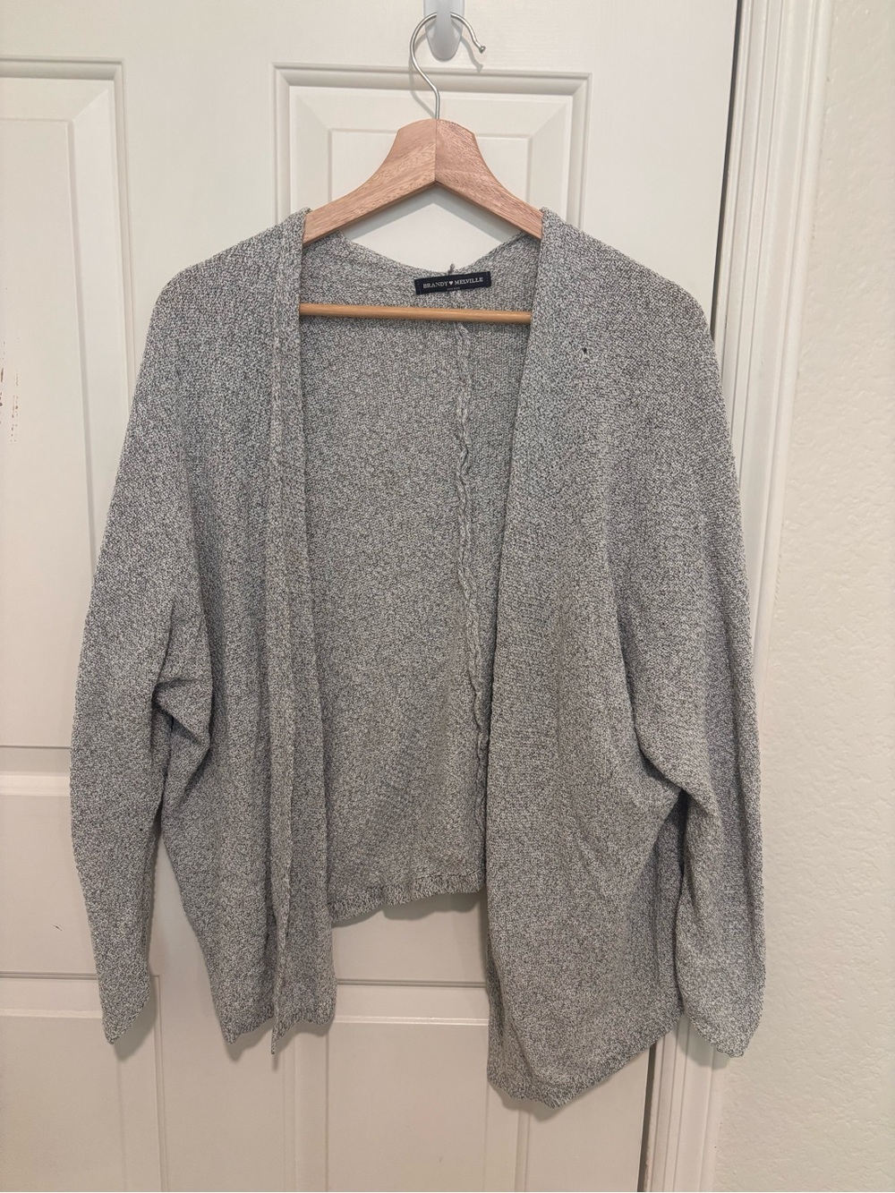 Brandy Melville Gray Sweater Shawl | Women’s One Size
